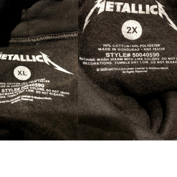 METALLICA in Vertigo You Will Be Hoodie Officially Licensed Adult Unisex - Picture 4 of 4